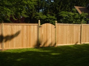 Деревянный забор сплошной 12 метров фото в Анапе