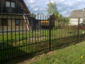 Сварные заборы с утрамбовкой щебнем 12 метров фото в Анапе