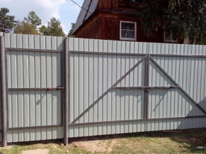 Забор с воротами и калиткой 100 метров фото в Анапе